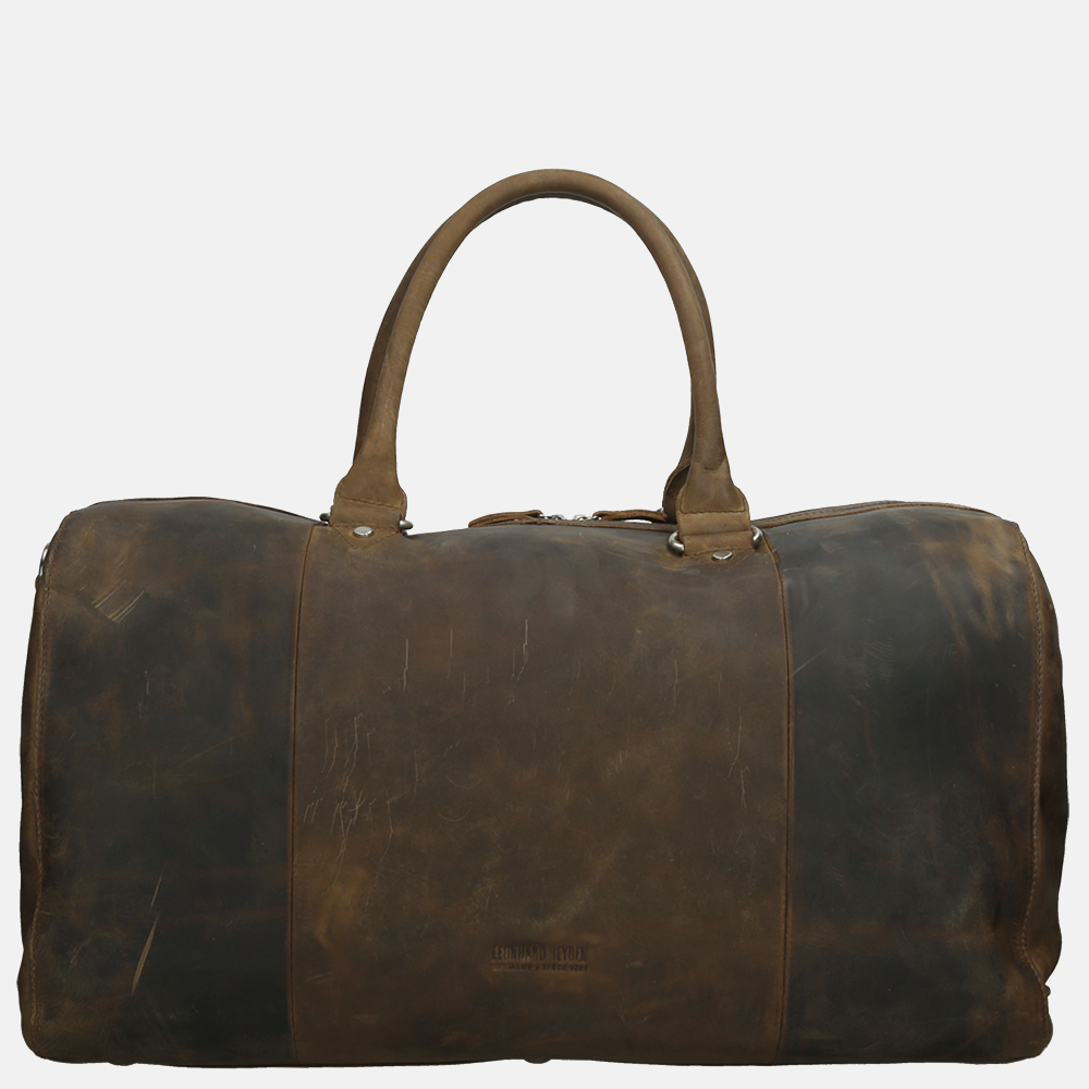 Leonhard Heyden Salisbury weekendtas brown bij Duifhuizen