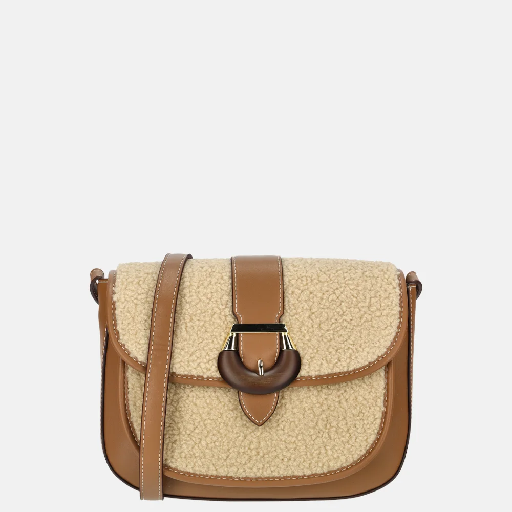 Laurent David crossbody tas teddy taupe