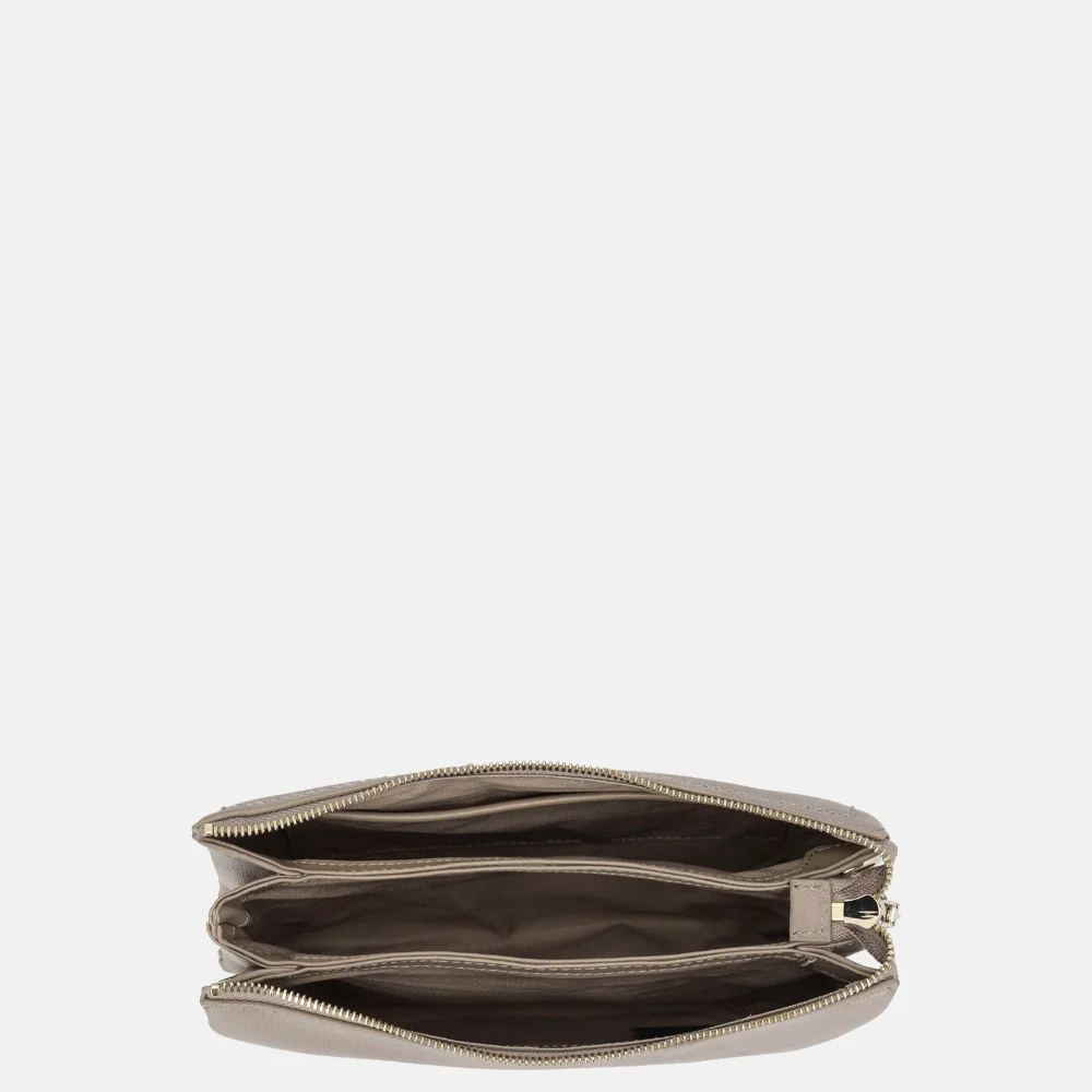 Ted Baker crossbody tas taupe bij Duifhuizen