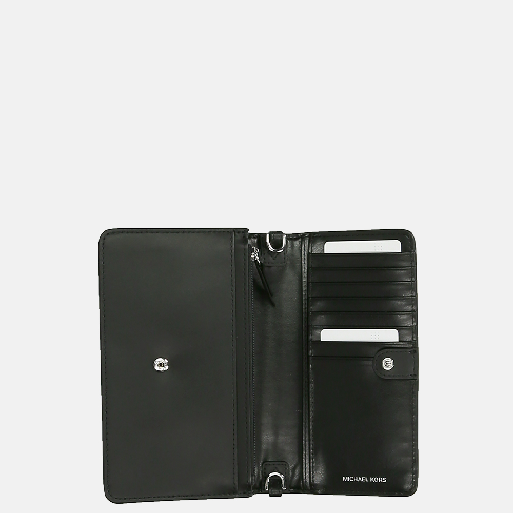 Michael Kors Mercer Phone clutch/crossbody tas black bij Duifhuizen