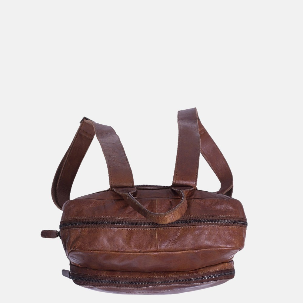 Chesterfield Maci rugzak 15.4 inch cognac bij Duifhuizen