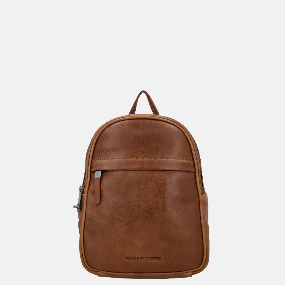 Hide & Stitches Porto rugzak brown bij Duifhuizen
