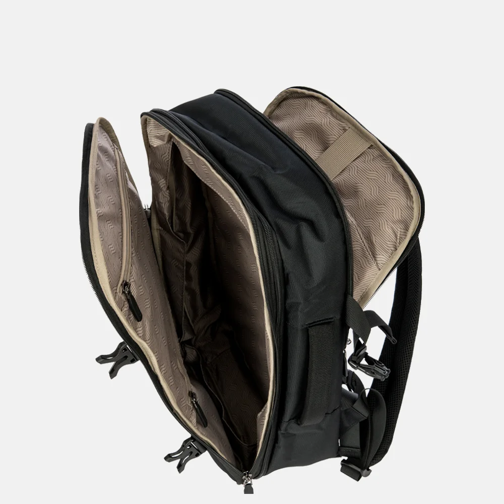 Bric's Be Young 15 inch rugzak black bij Duifhuizen