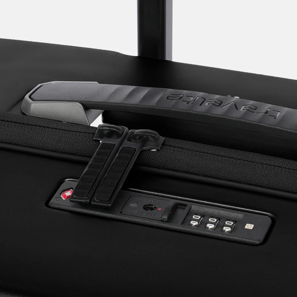 Travelite Millennium spinner reiskoffer 67 cm black bij Duifhuizen