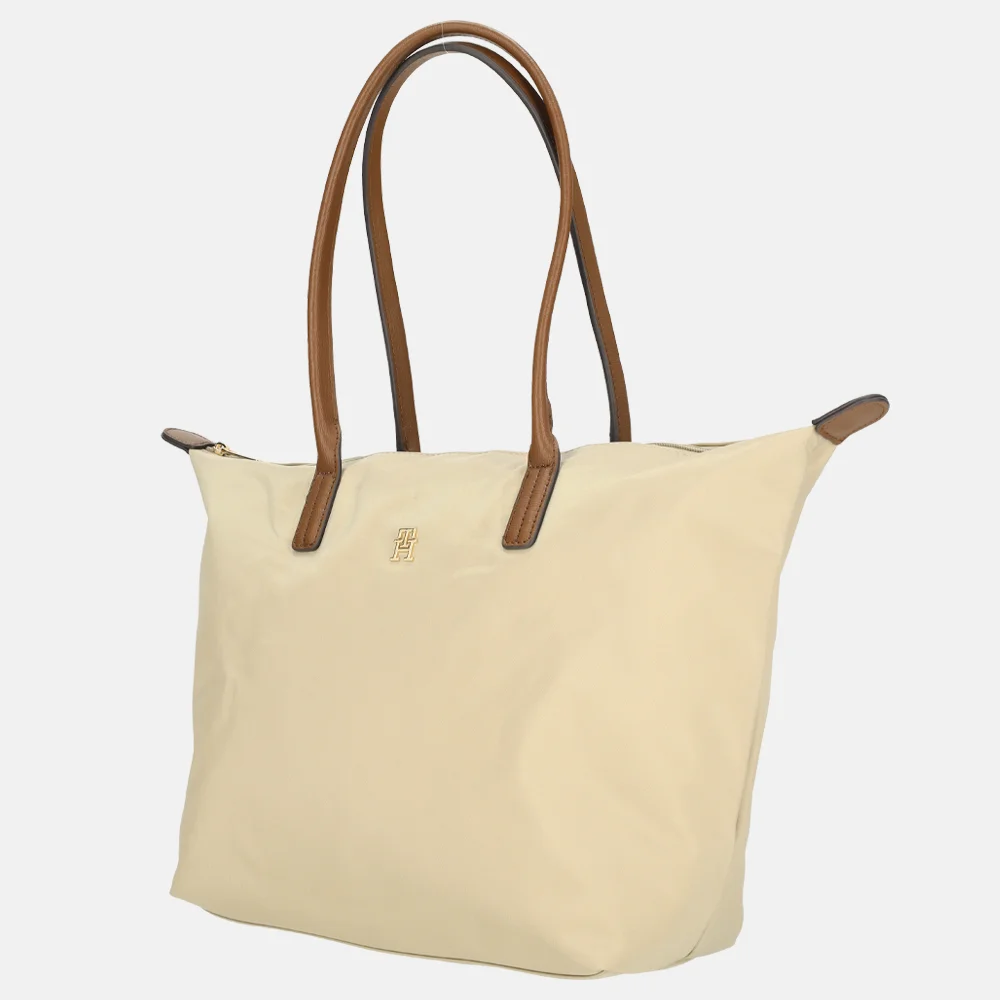 Tommy Hilfiger Popette tote shopper Sandalwood bij Duifhuizen