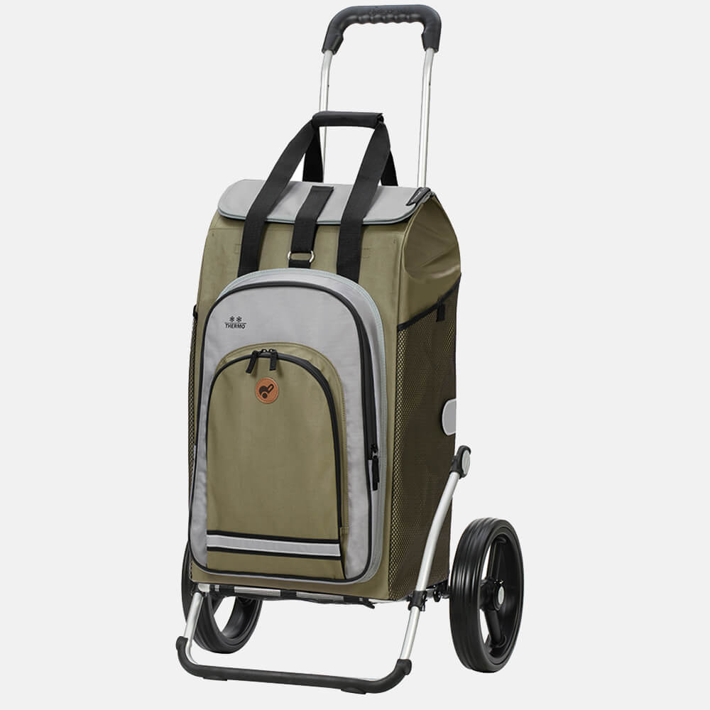 Andersen Royal Shopper Hydro 2.0 boodschappentrolley kaki bij Duifhuizen