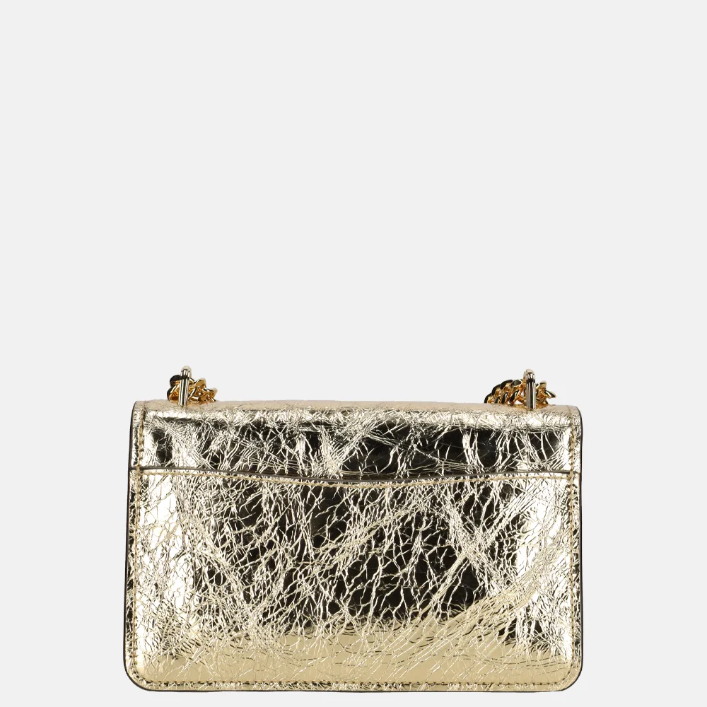 Michael Kors Claire schoudertas pale gold bij Duifhuizen