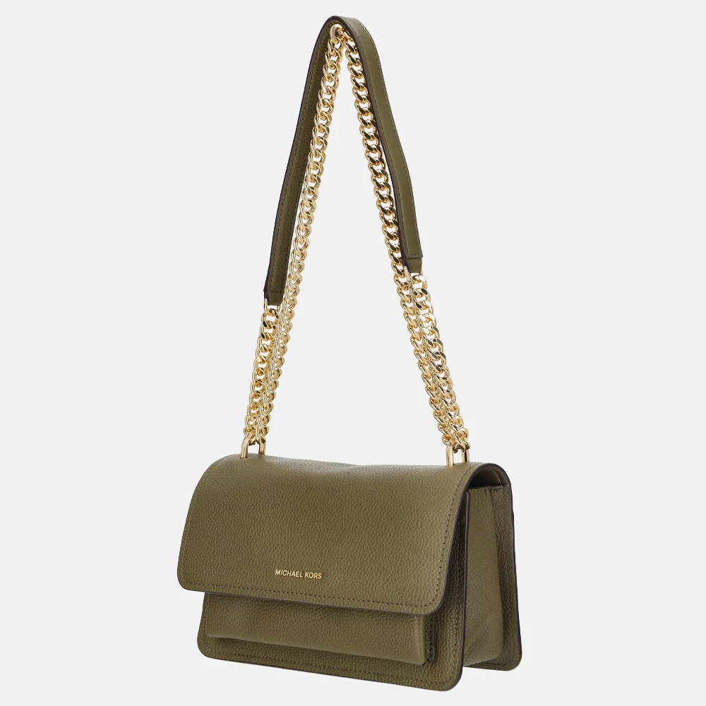 Michael Kors Claire schoudertas L loden bij Duifhuizen