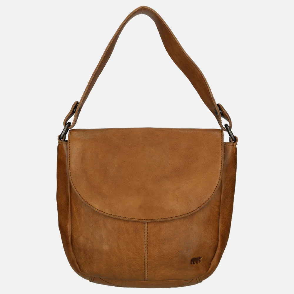 Bear Design schoudertas cognac bij Duifhuizen