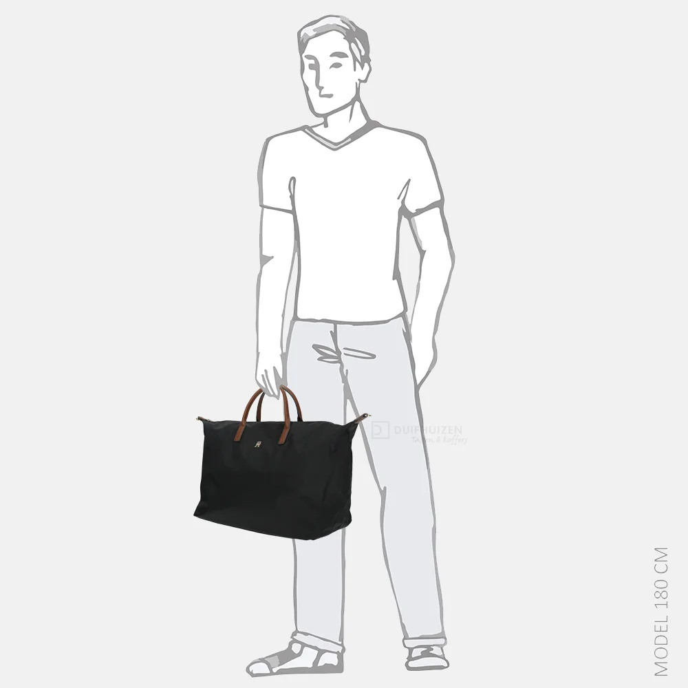 Tommy Hilfiger Popette weekendtas black bij Duifhuizen