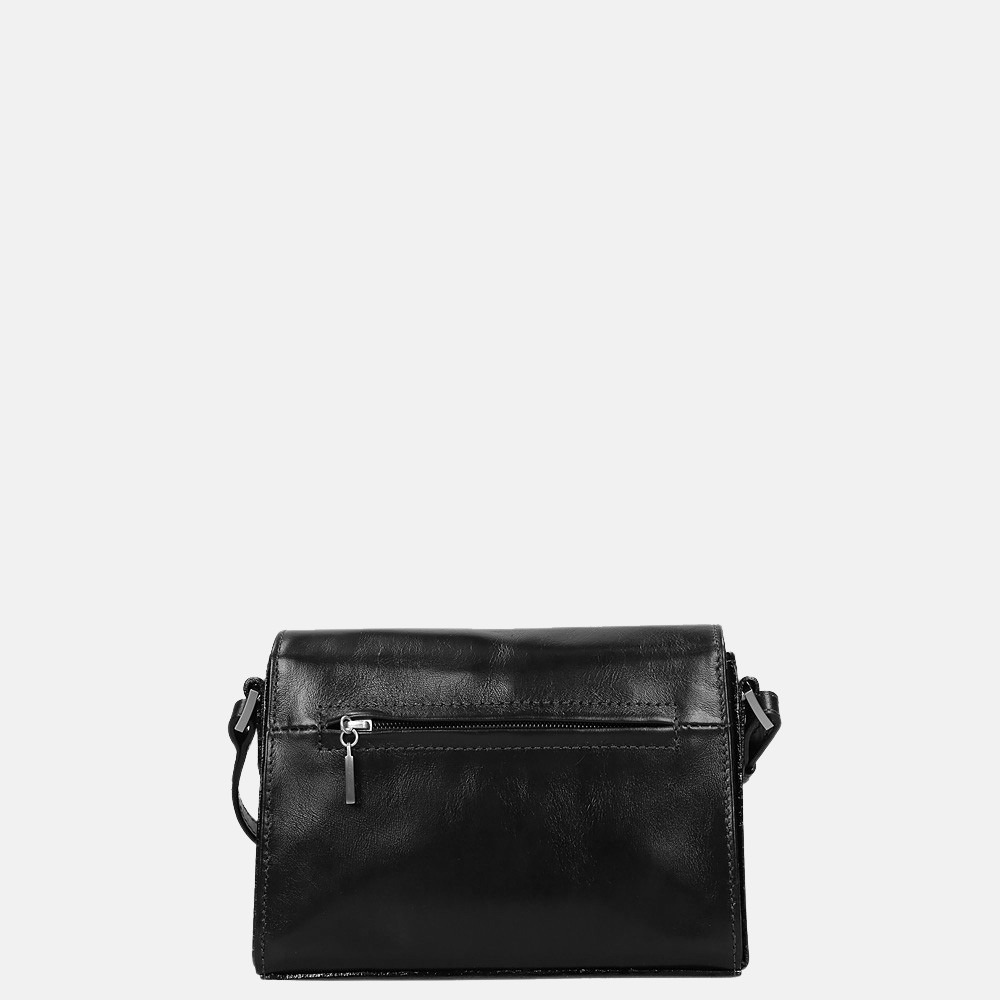 Claudio Ferrici Classico crossbody tas S black bij Duifhuizen