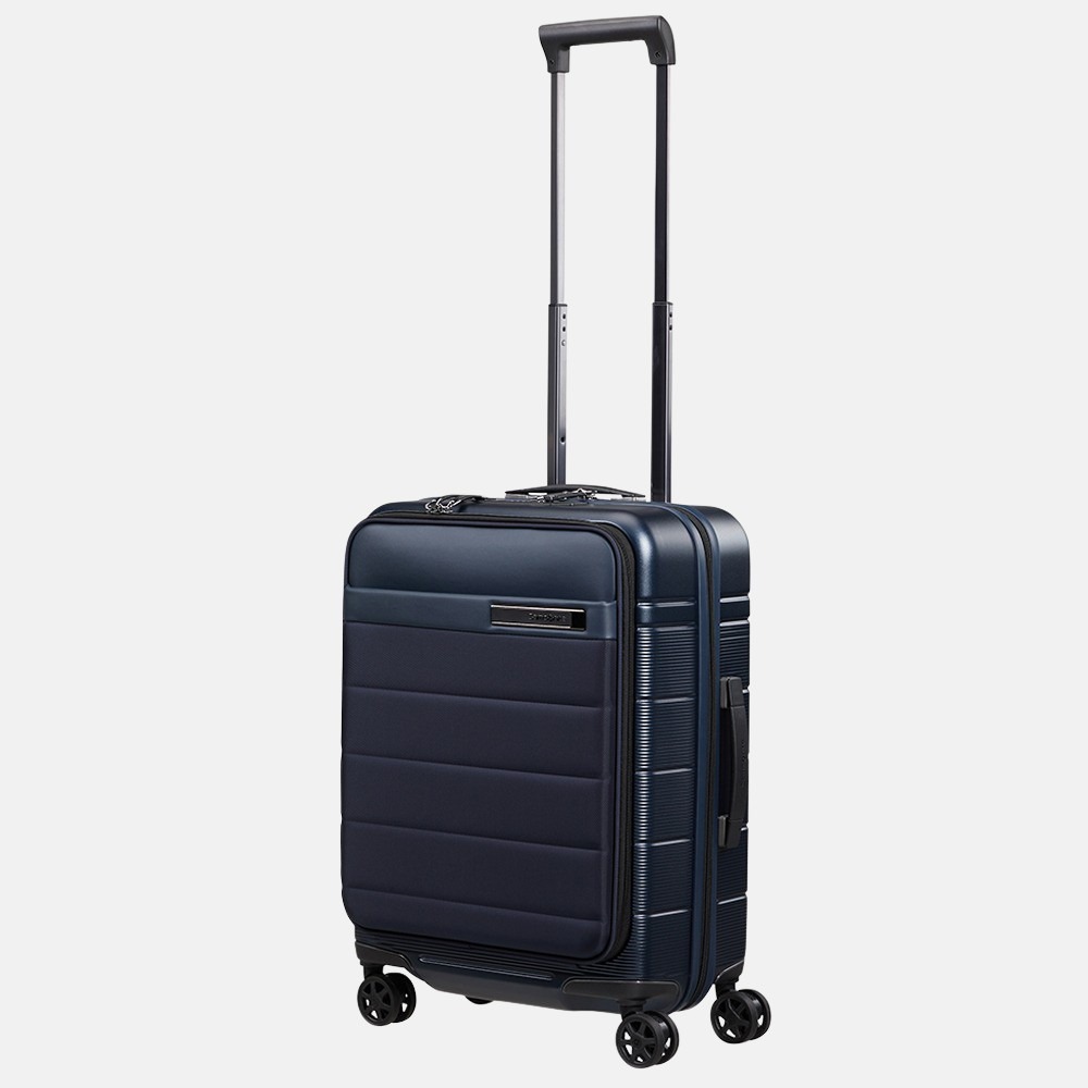 Samsonite Neopod handbagage spinner 55 cm Exp Easy Access midnight blue bij Duifhuizen