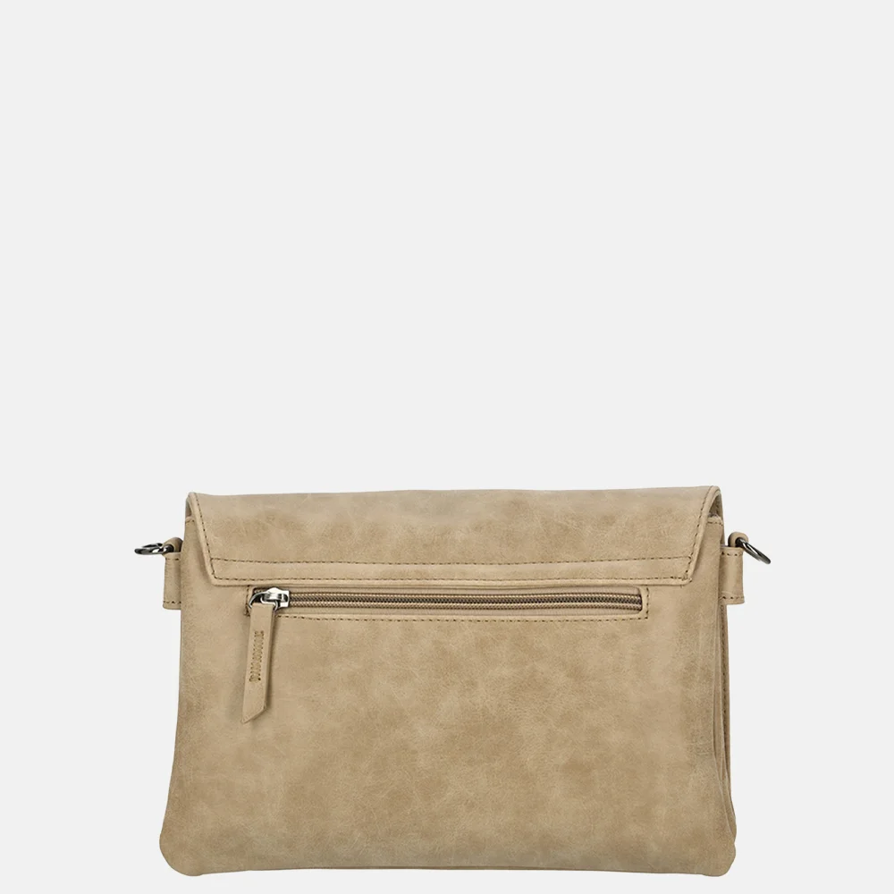 Enrico Benetti Stacey crossbody tas middentaupe bij Duifhuizen