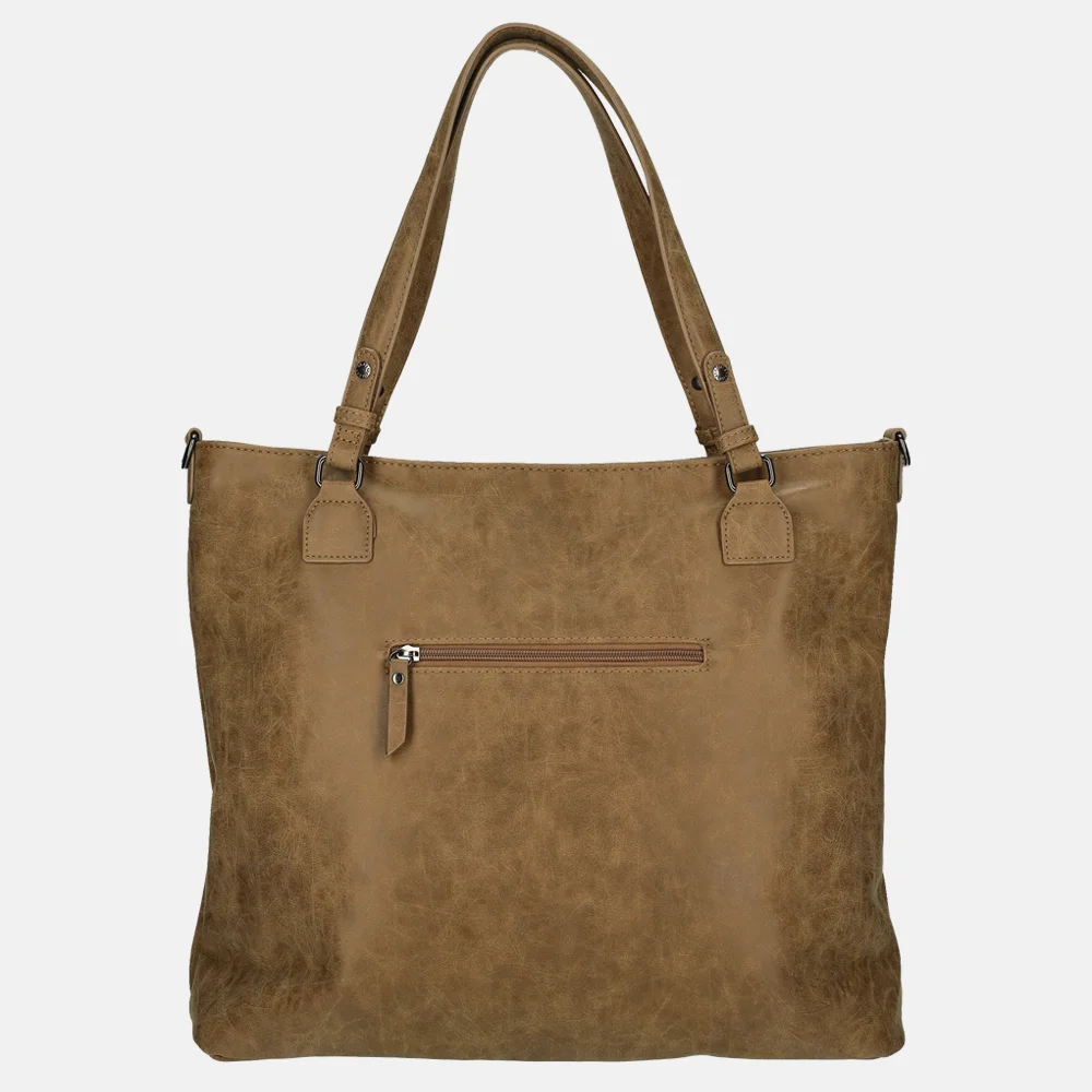 Enrico Benetti Indy shopper camel bij Duifhuizen