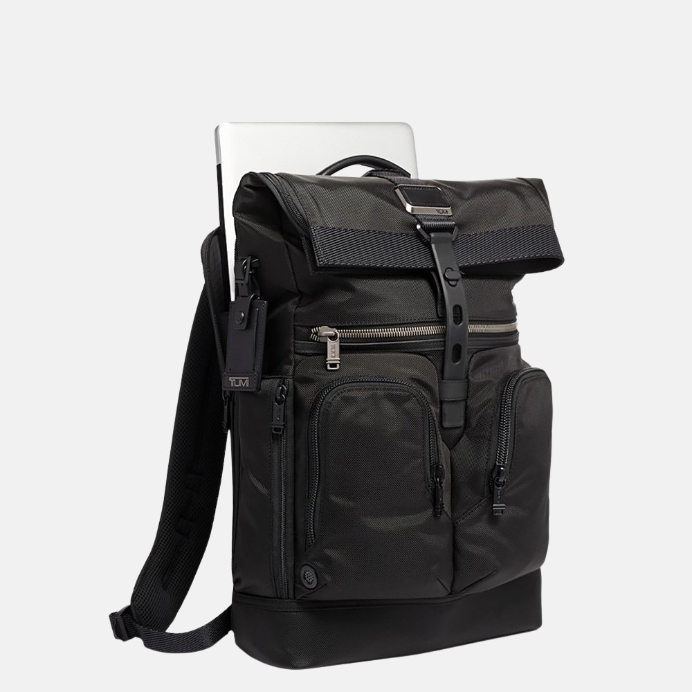 Tumi Alpha Bravo Lance laptop rugzak 14 inch black bij Duifhuizen