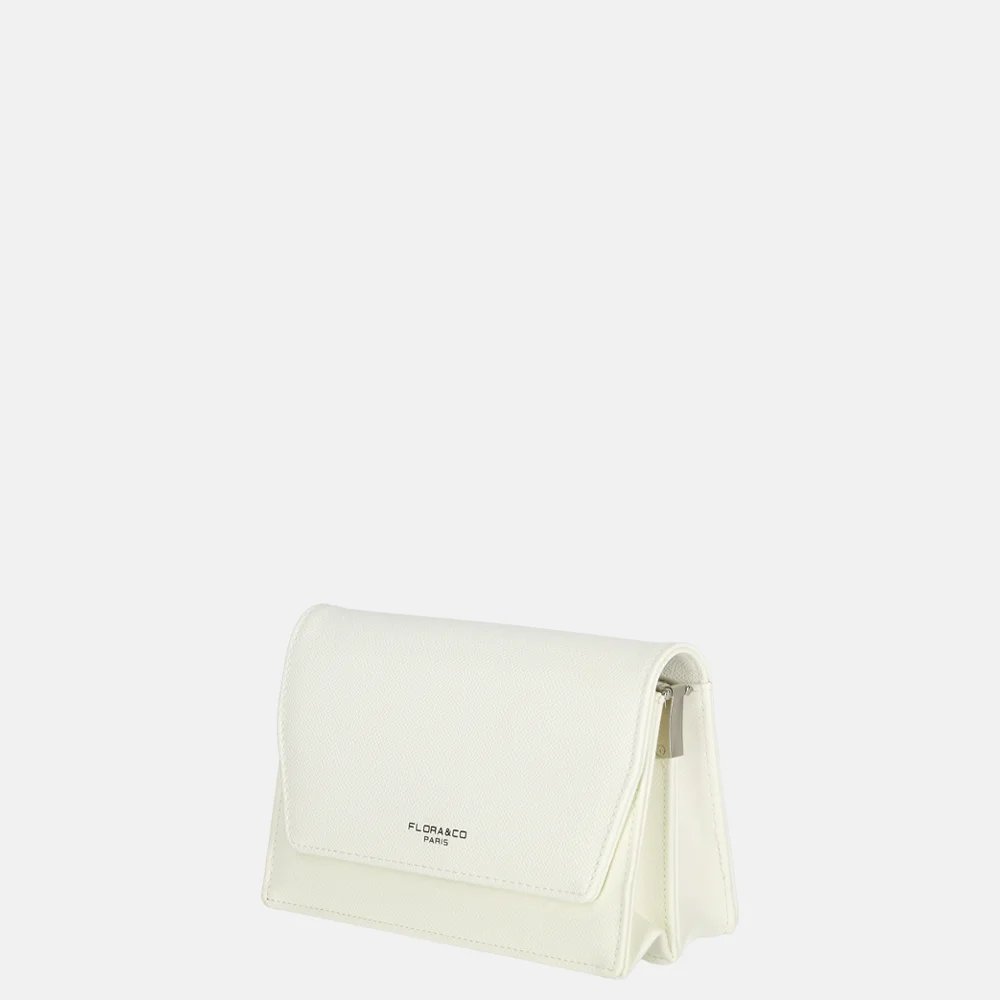 Flora & Co crossbody tas white bij Duifhuizen