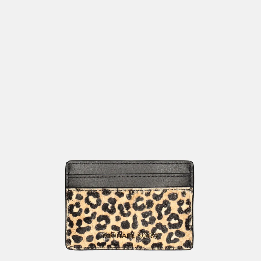 Michael Kors Jet Set pasjeshouder black multi