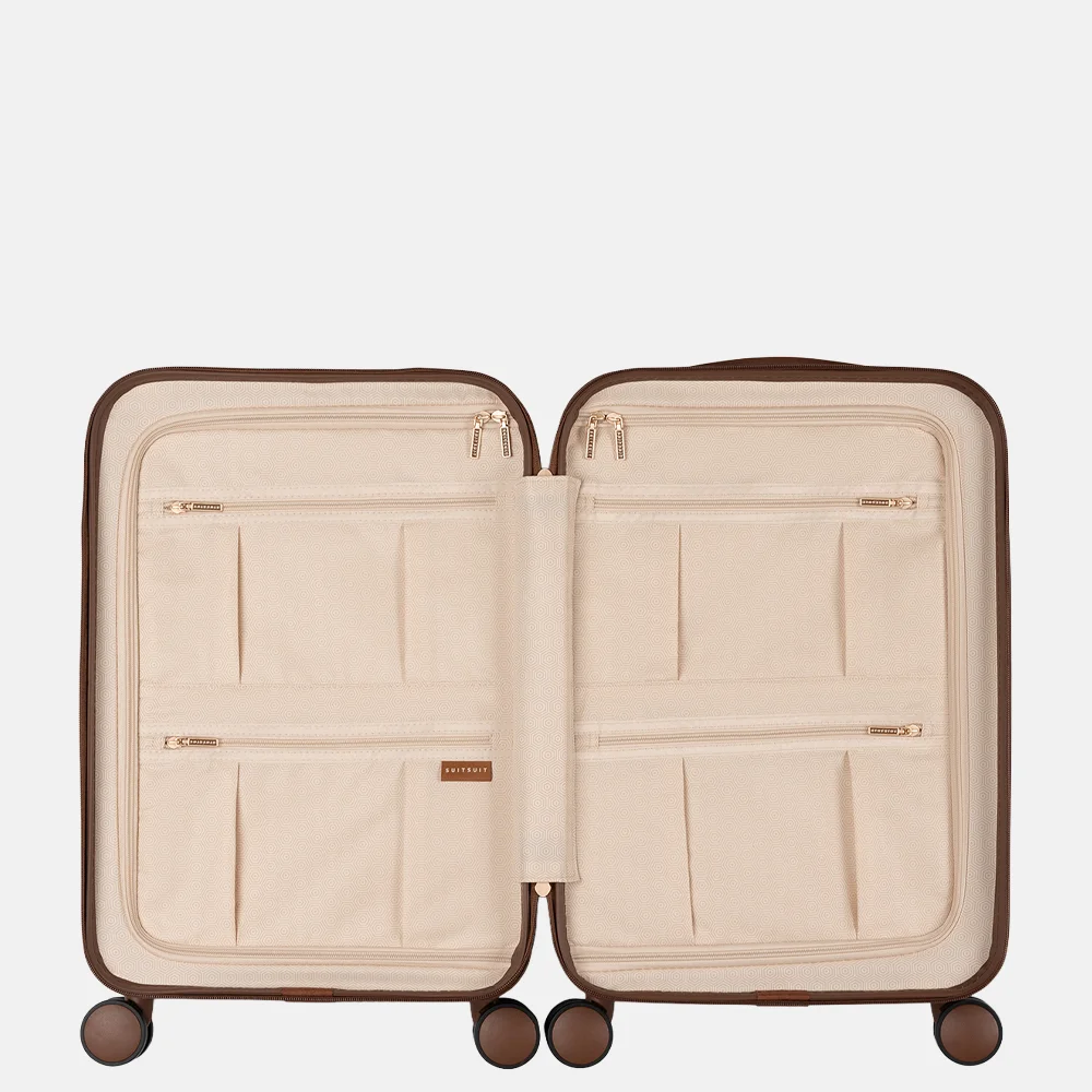 Suitsuit Fab Seventies handbagage koffer 55 cm italian clay bij Duifhuizen