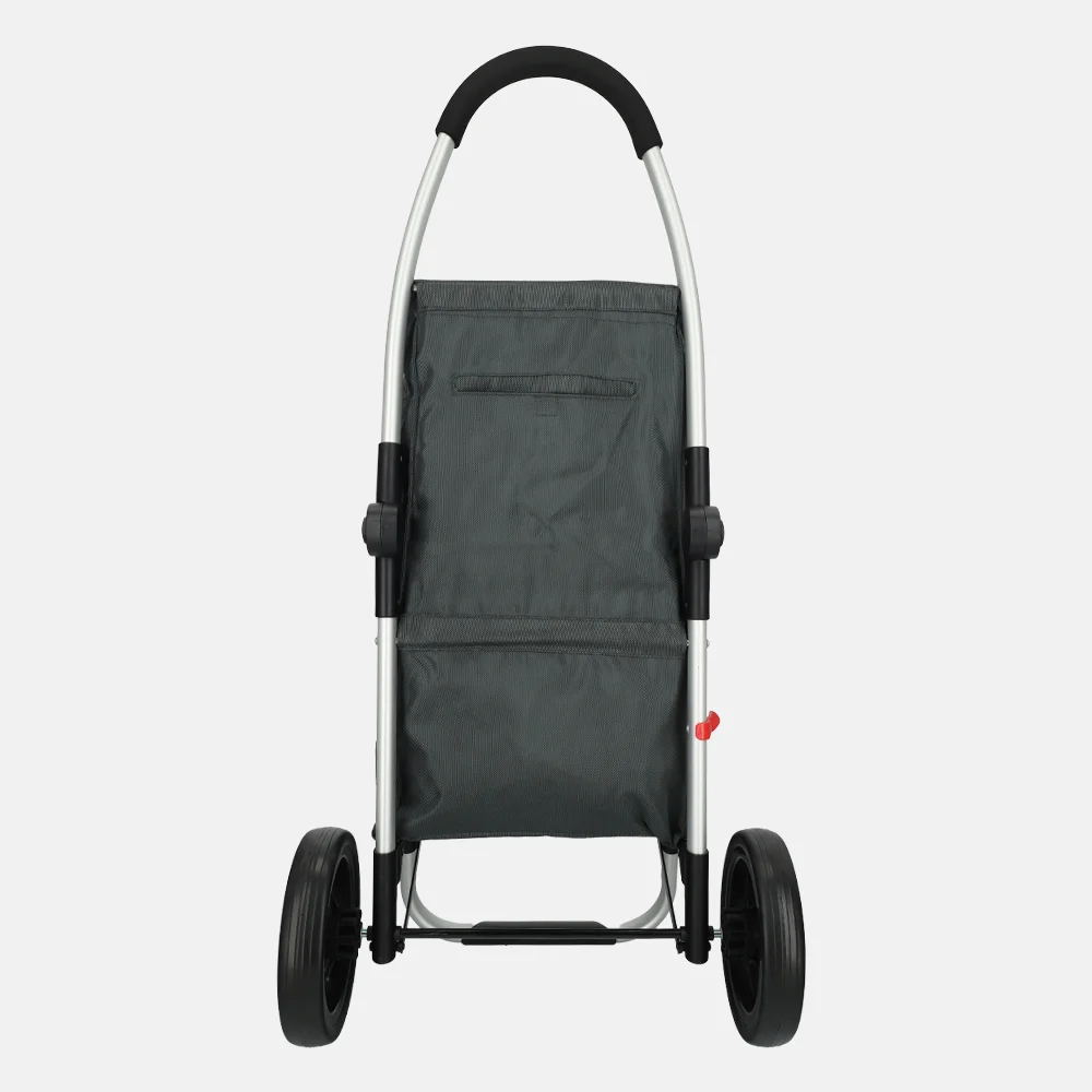 Playmarket Go Two compact boodschappentrolley grijs bij Duifhuizen