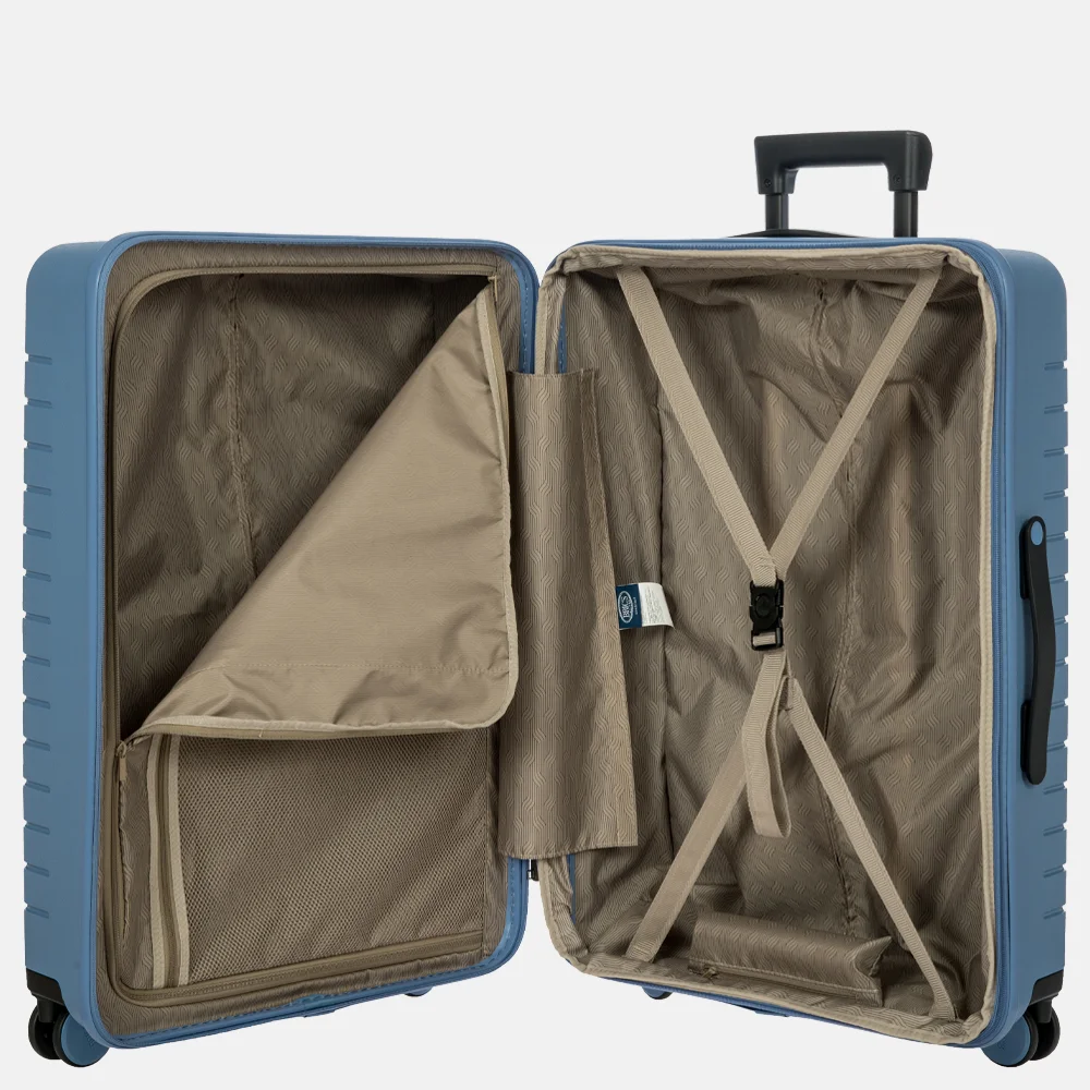 Bric's Ulisse Expandable reiskoffer 71 cm grey blue bij Duifhuizen