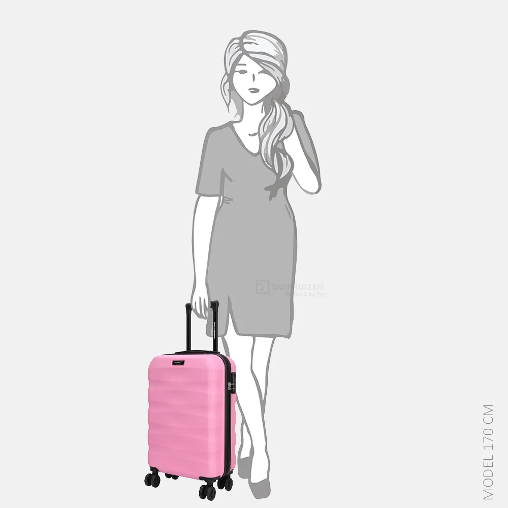 Beagles Originals Go Travel handbagage koffer 54 cm roze bij Duifhuizen