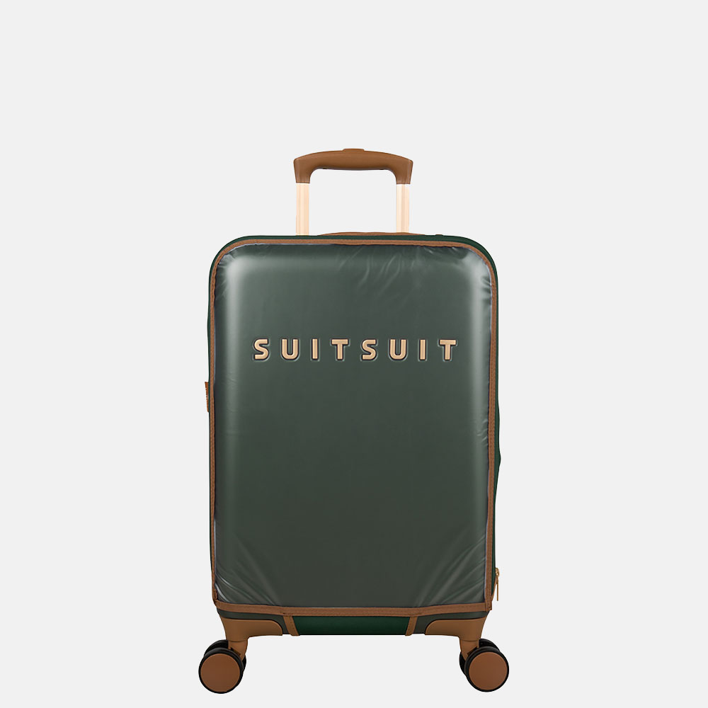 SUITSUIT Fab Seventies Classic kofferhoes 55 cm beetle green bij Duifhuizen