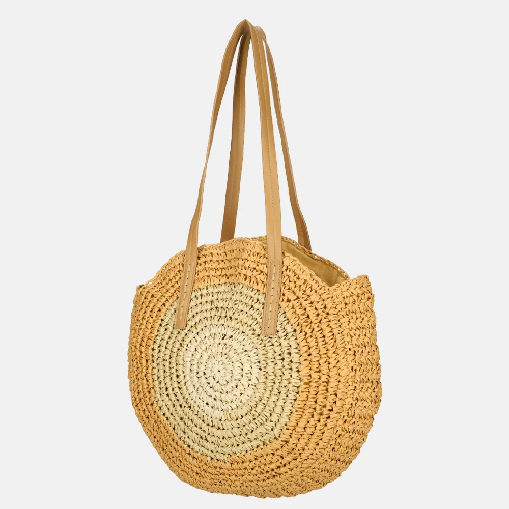 Firenze shopper taupe beige bij Duifhuizen