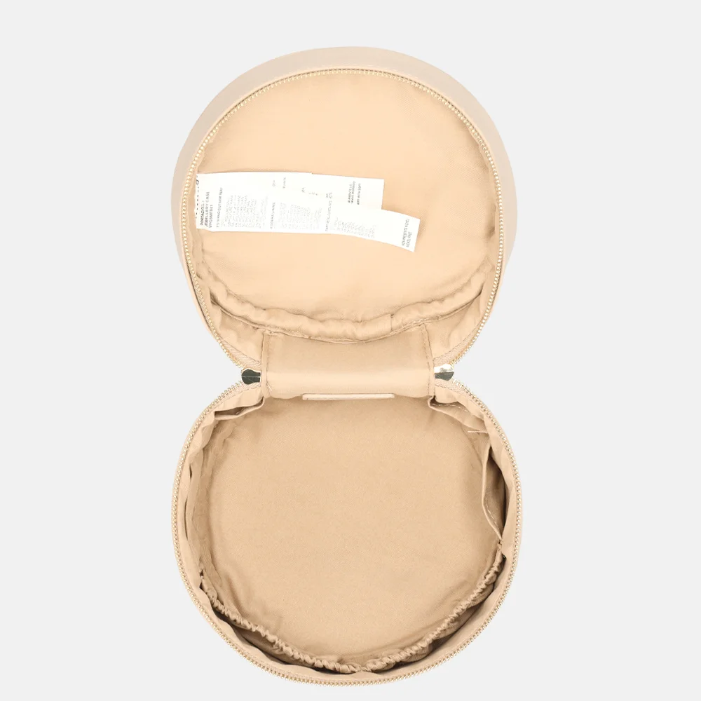 Valentino Bags Faby toilettas beige bij Duifhuizen