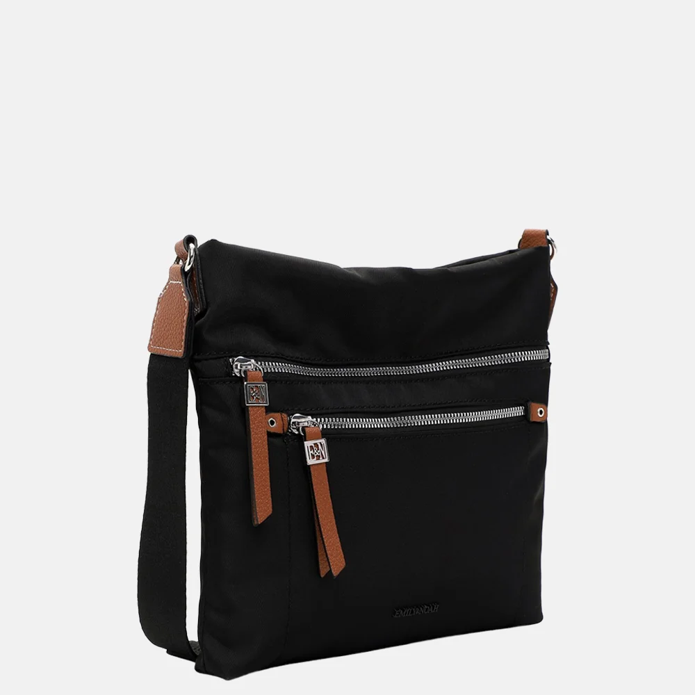 Emily & Noah Esther crossbody tas black bij Duifhuizen