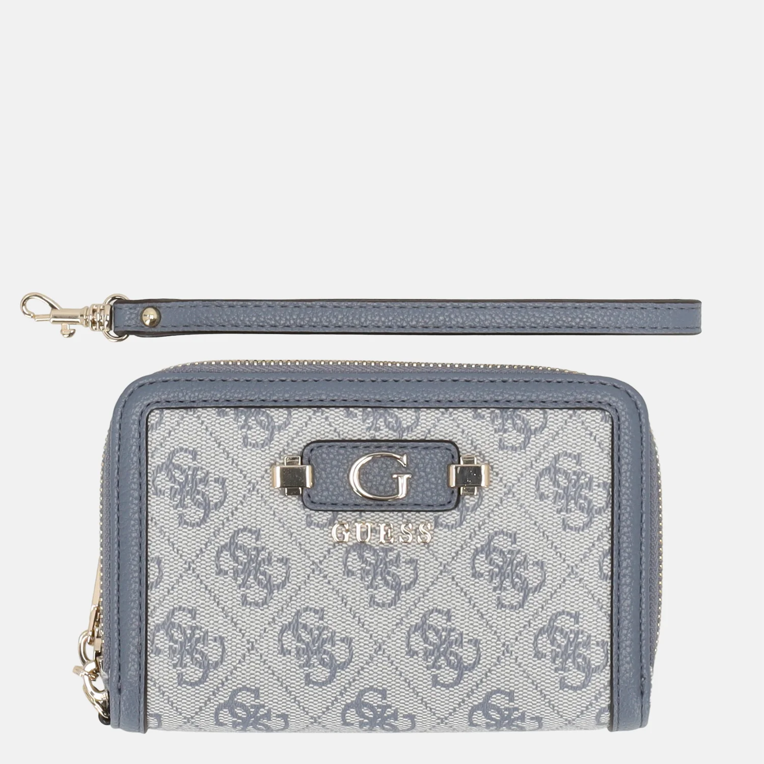 Guess Lindsey portemonnee slate logo bij Duifhuizen