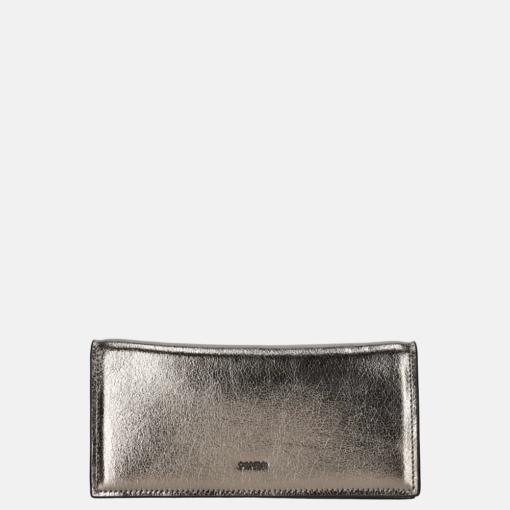 Calvin Klein Chain clutch silver bij Duifhuizen