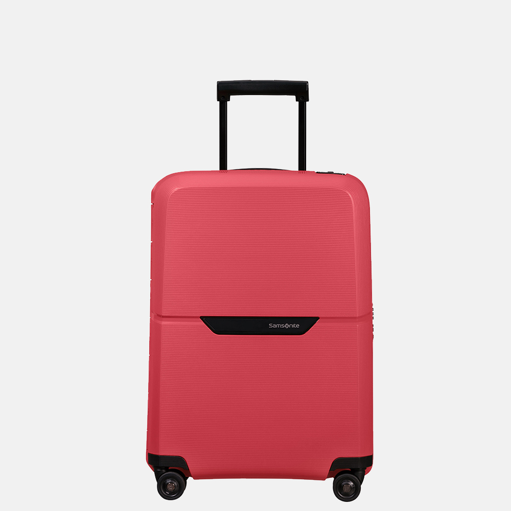 Lima Slim ongeduldig Samsonite Magnum ECO handbagage koffer 55 cm geranium red bij Duifhuizen