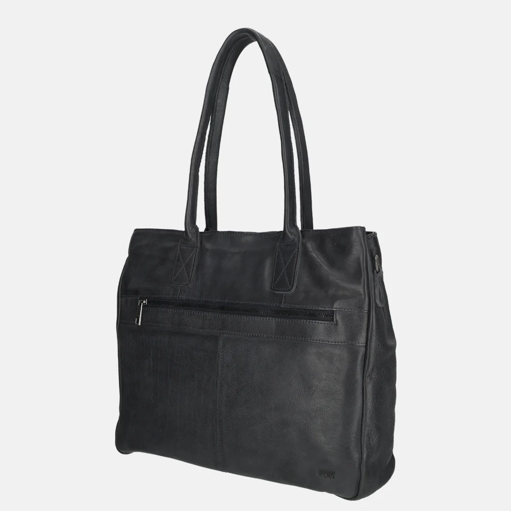 Bear Design shopper 15 inch navy bij Duifhuizen
