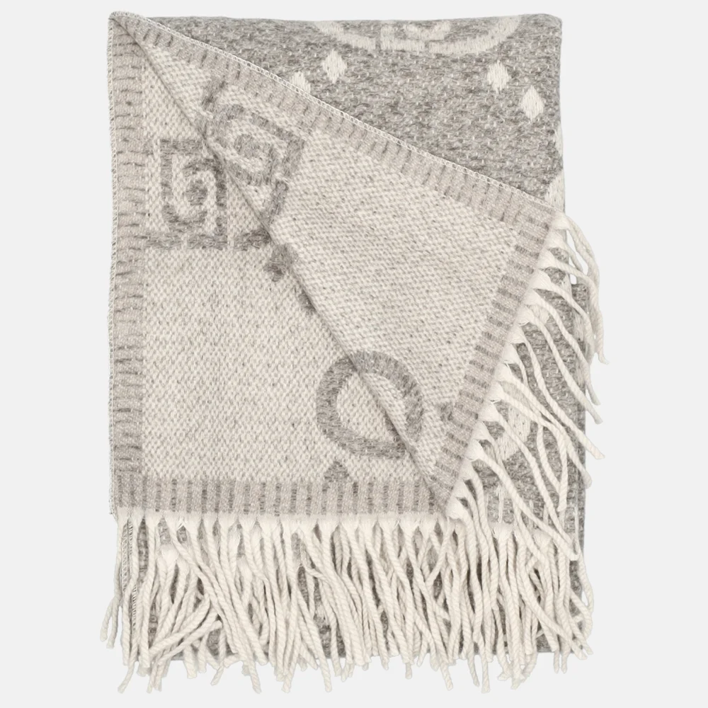 Liu Jo sjaal logo grey cloud bij Duifhuizen