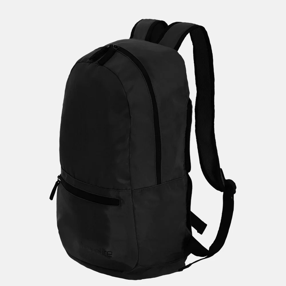 Travelite opvouwbare rugzak black bij Duifhuizen