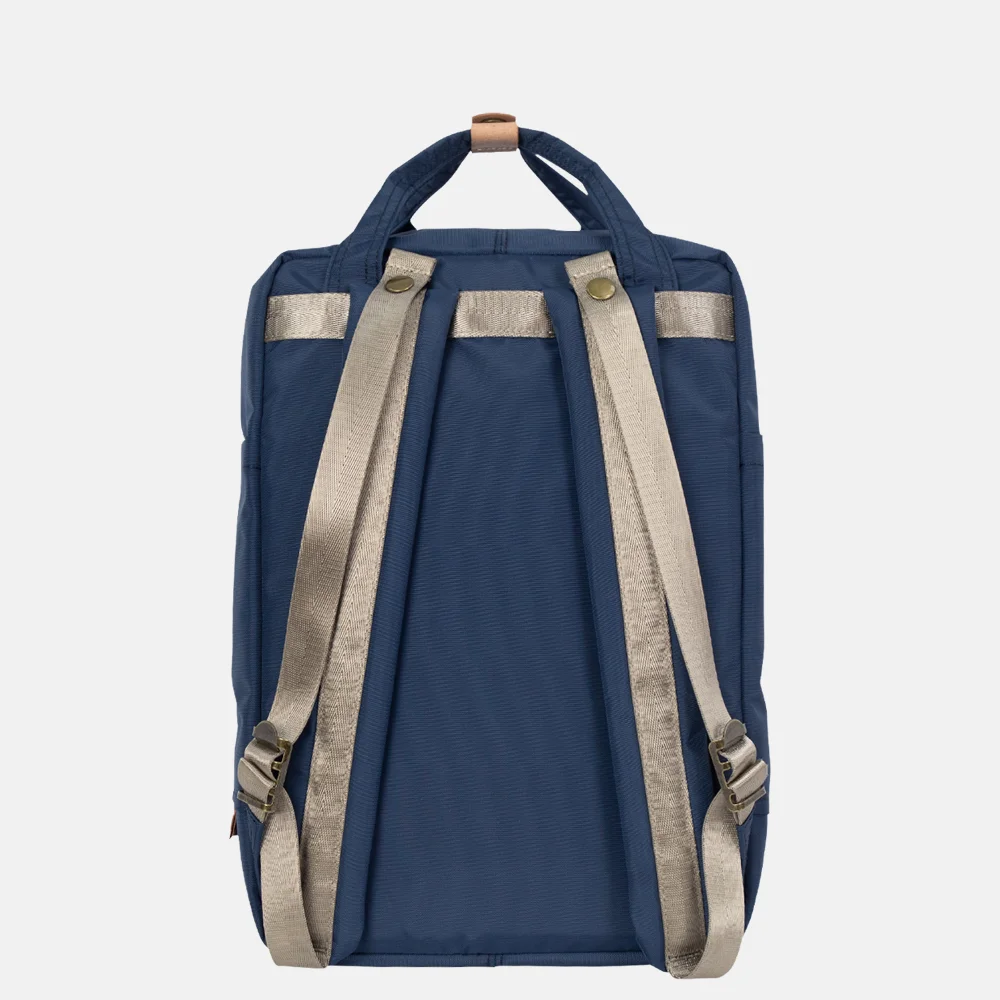 Doughnut Macaroon Jungle Backpack rugzak 14 inch navy bij Duifhuizen