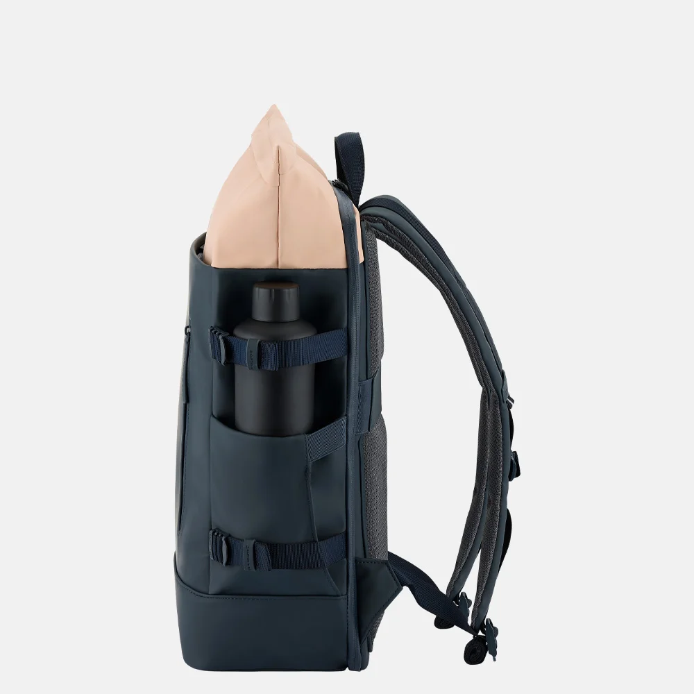 Kapten & Son Helsinki pro rugzak 15 inch navy blush bij Duifhuizen