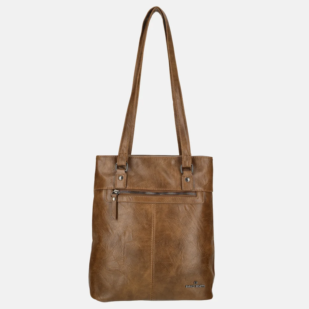 Enrico Benetti Julia rugzak/schoudertas camel bij Duifhuizen