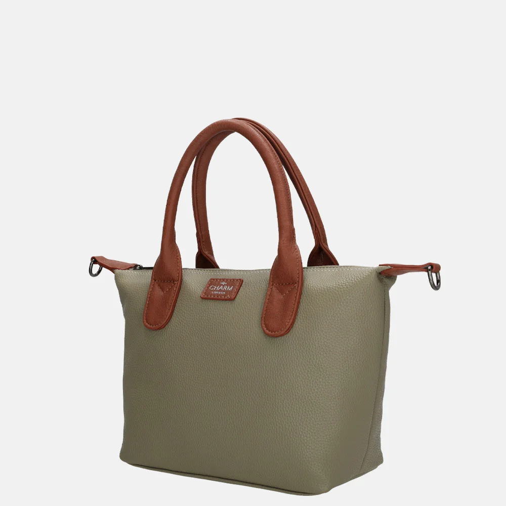 Charm London Buckingham Palace handtas M olijfgroen bij Duifhuizen