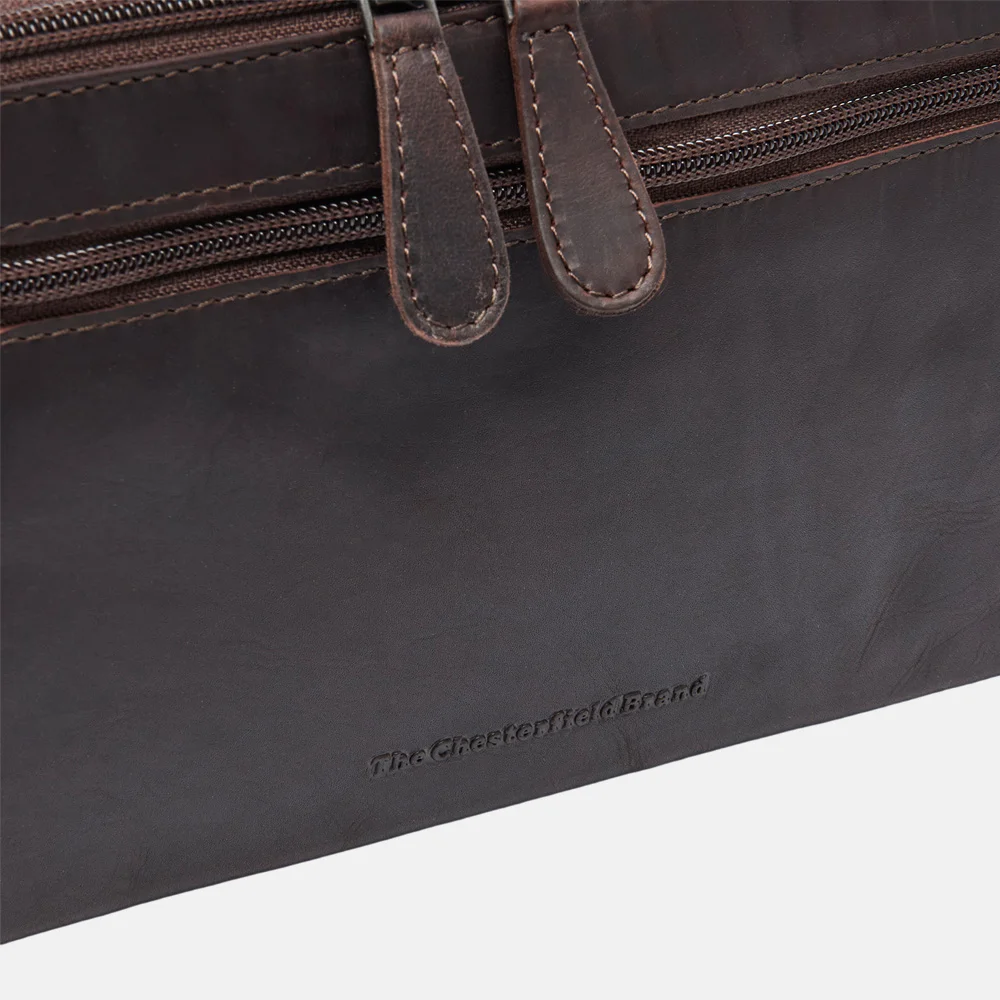 Chesterfield Trevia toilettas dark brown bij Duifhuizen