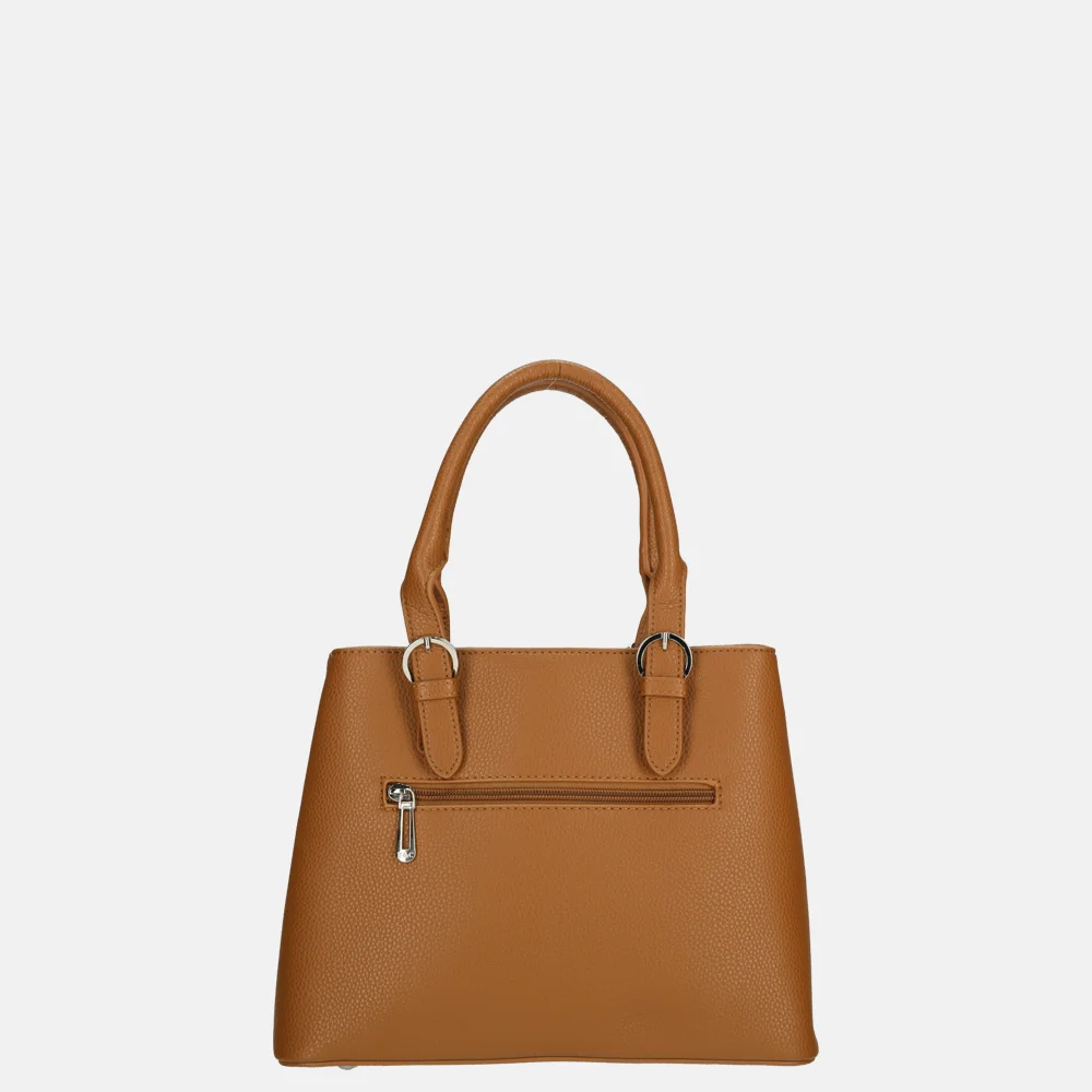 Flora & Co handtas camel bij Duifhuizen