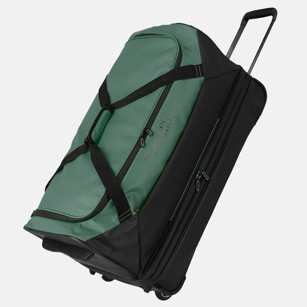 Travelite Basics reistas op wielen 70 cm green bij Duifhuizen