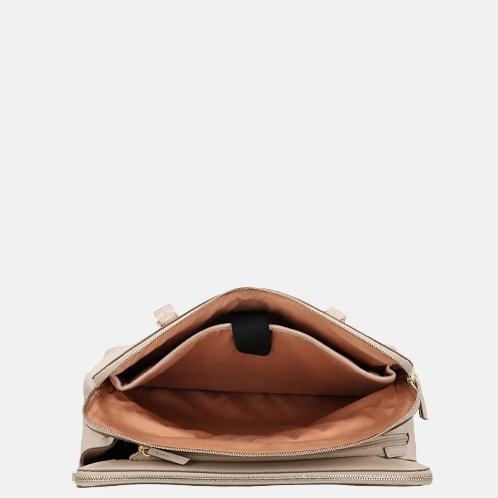 Loulou Essentiels Olivia shopper 15.6 inch cashmere bij Duifhuizen