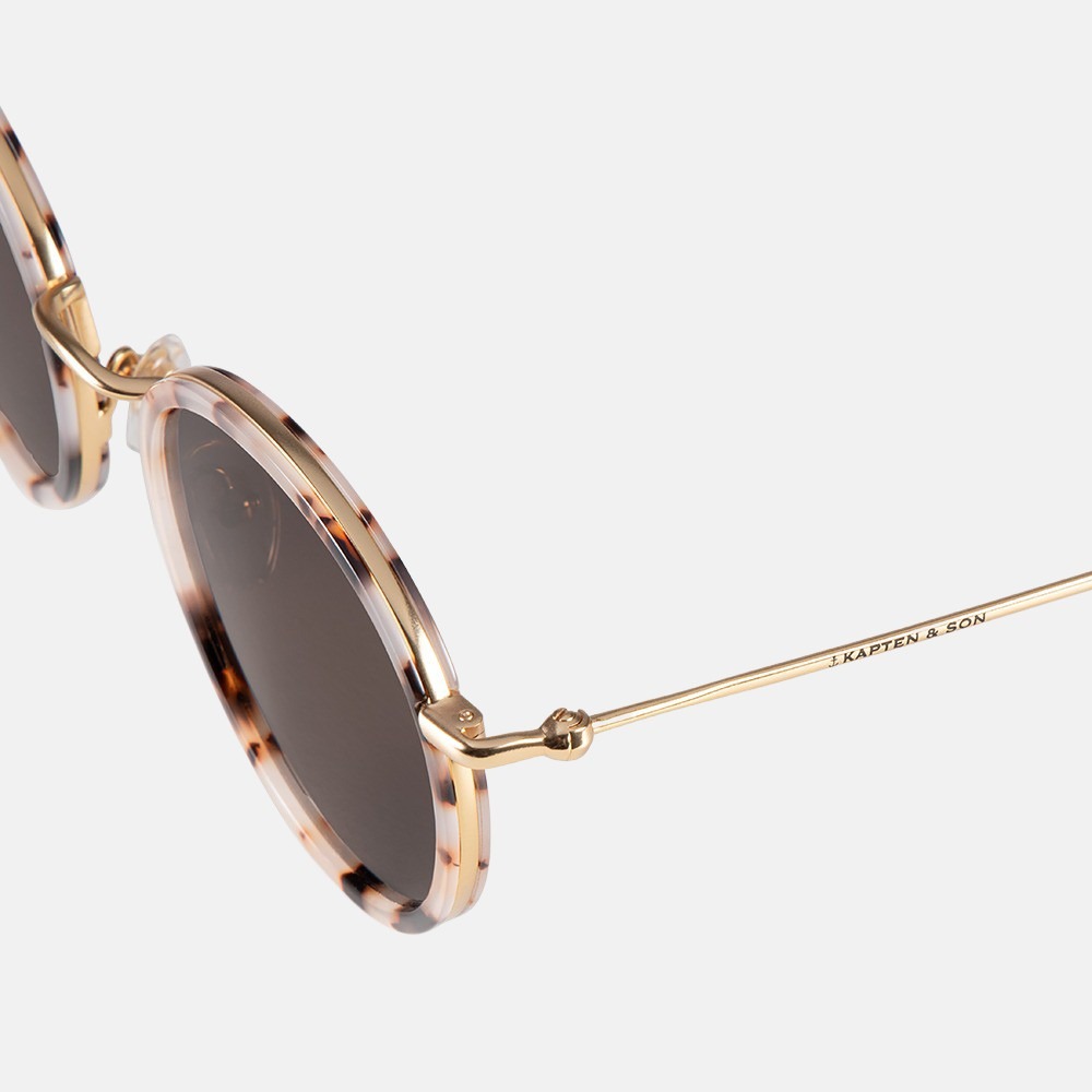 Kapten & Son Amsterdam zonnebril miniral tortoise brown bij Duifhuizen