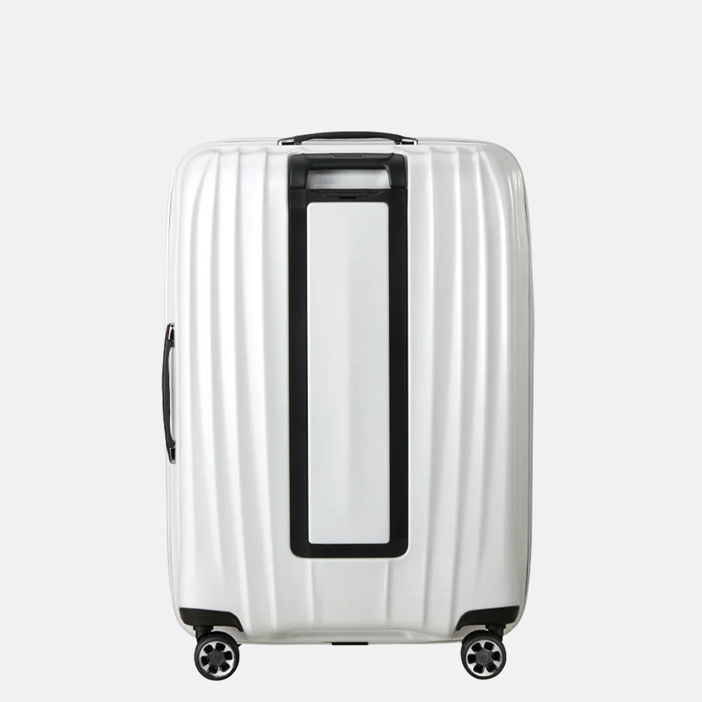 Samsonite Nexis Spinner Expandable reiskoffer 76 cm cotton white bij Duifhuizen