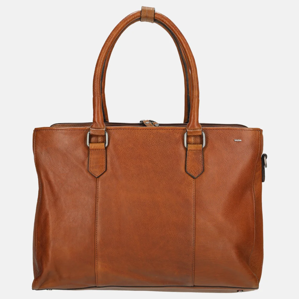 Berba Lucca laptoptas/shopper brandy bij Duifhuizen