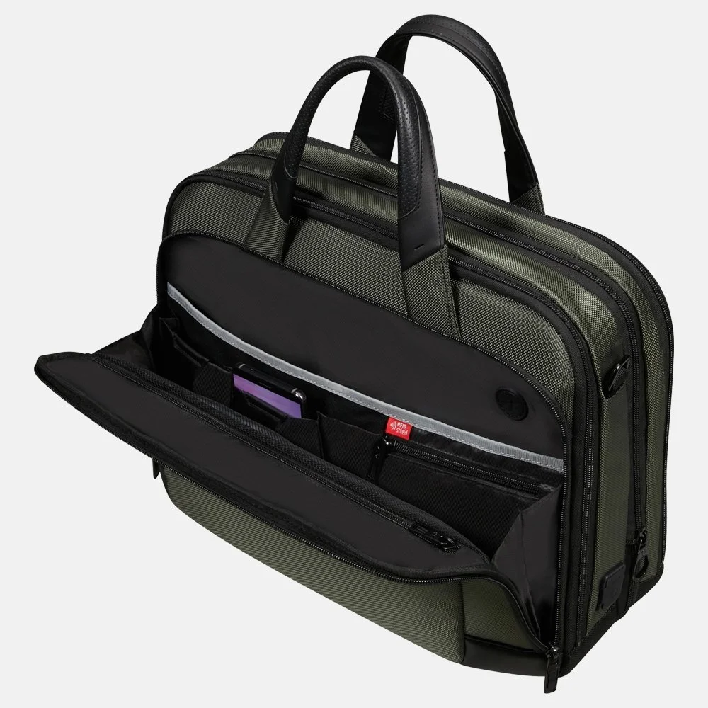 Samsonite Pro-Dlx 6 laptoptas 15.6 inch green bij Duifhuizen