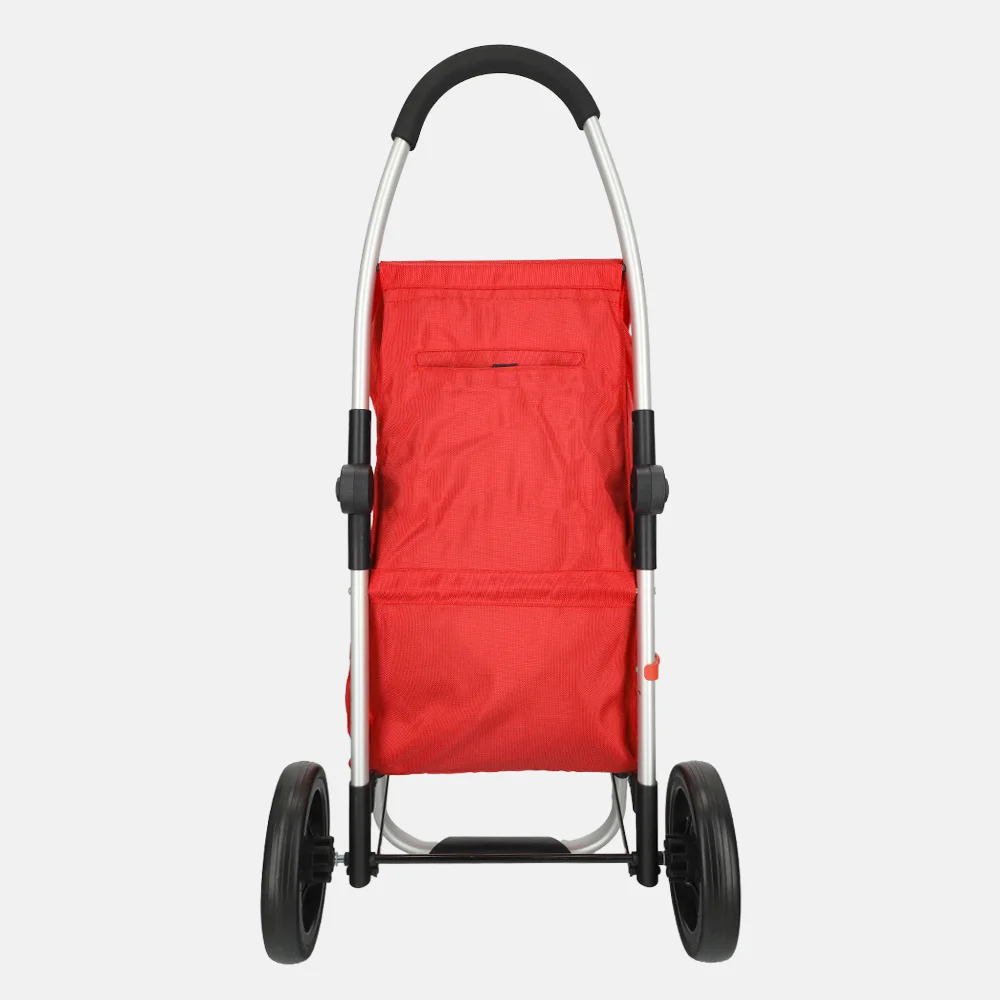 Playmarket Go Two compact boodschappentrolley rood bij Duifhuizen