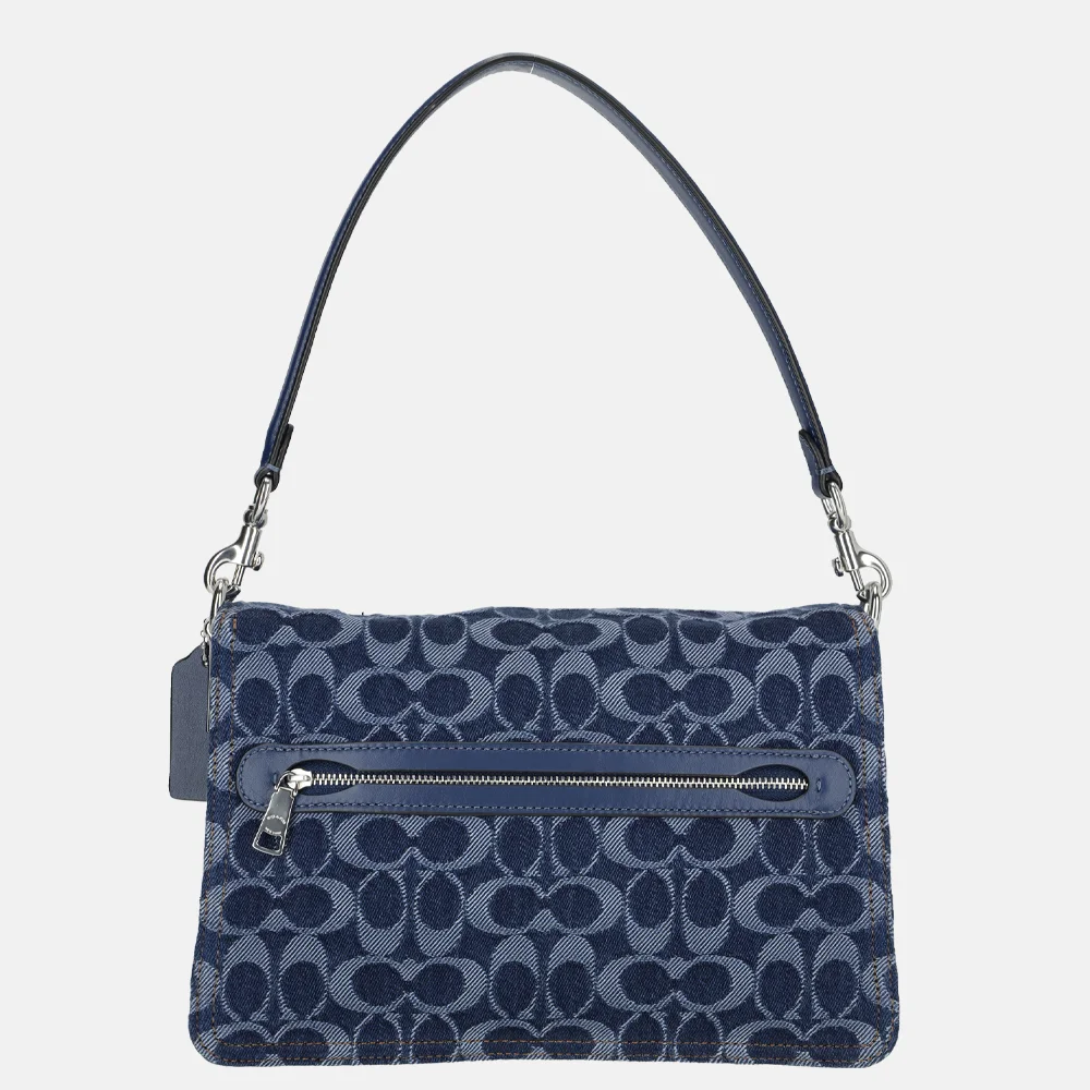 Coach Tabby Chain schoudertas deep blue multi bij Duifhuizen