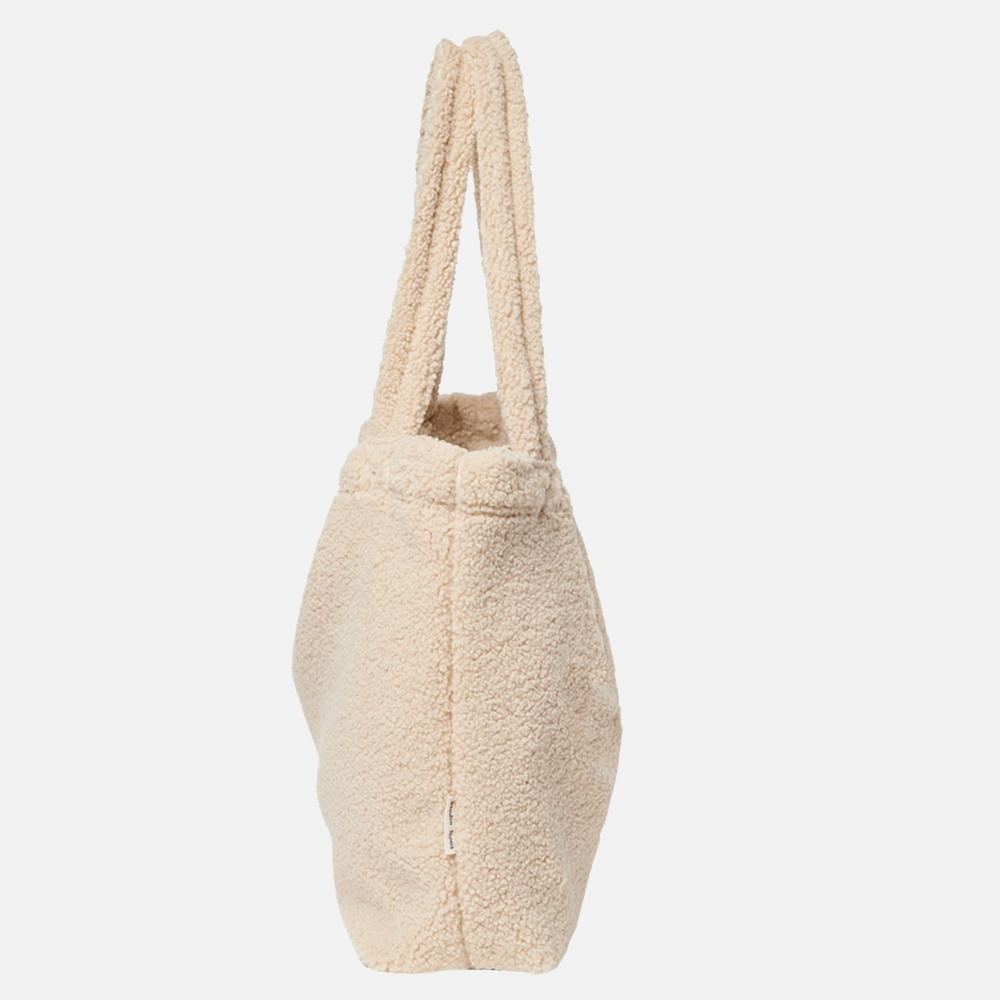 Studio Noos Mom-Bag shopper teddy ecru bij Duifhuizen